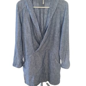 Anthropologie Free people chambray dress